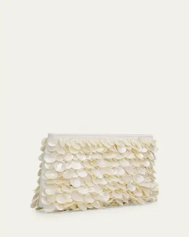Simkhai Reese Seashell Leather Clutch Bag | Thumbnail 8 Simkhai Reese Seashell Leather Clutch Bag | Thumbnail 8