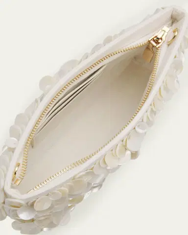 Simkhai Reese Seashell Leather Clutch Bag | Thumbnail 9 Simkhai Reese Seashell Leather Clutch Bag | Thumbnail 9