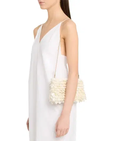 Simkhai Reese Seashell Leather Clutch Bag | Thumbnail 1 Simkhai Reese Seashell Leather Clutch Bag | Thumbnail 1