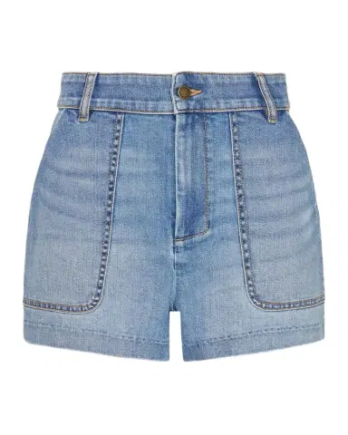 Ramy Brook Hilary High-Rise Denim Shorts | Thumbnail 1 Ramy Brook Hilary High-Rise Denim Shorts | Thumbnail 1