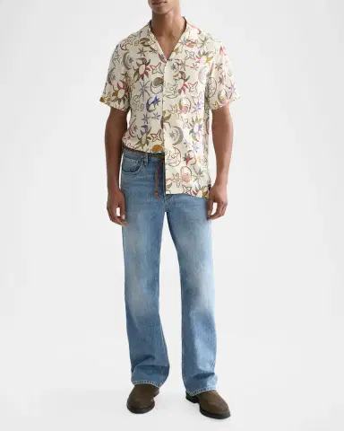 Scotch & Soda The Beat 70's Mid-Rise Straight-Leg Jeans | Thumbnail 2 Scotch & Soda The Beat 70's Mid-Rise Straight-Leg Jeans | Thumbnail 2