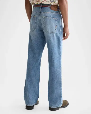 Scotch & Soda The Beat 70's Mid-Rise Straight-Leg Jeans | Thumbnail 3 Scotch & Soda The Beat 70's Mid-Rise Straight-Leg Jeans | Thumbnail 3