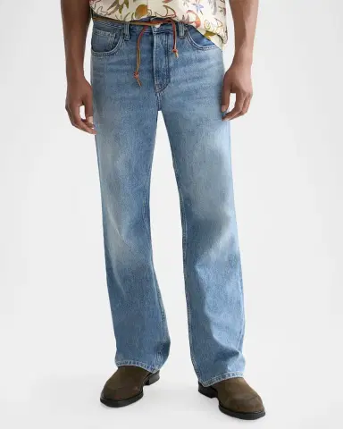 Scotch & Soda The Beat 70's Mid-Rise Straight-Leg Jeans | Thumbnail 4 Scotch & Soda The Beat 70's Mid-Rise Straight-Leg Jeans | Thumbnail 4