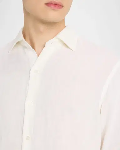Peter Millar Men's Shoreside Linen Button-Down Shirt | Thumbnail 8 Peter Millar Men's Shoreside Linen Button-Down Shirt | Thumbnail 8