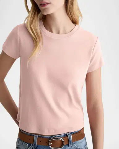 AG Jeans Sadie Crewneck Baby Rib Tee | Thumbnail 5 AG Jeans Sadie Crewneck Baby Rib Tee | Thumbnail 5
