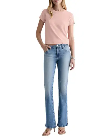 AG Jeans Sadie Crewneck Baby Rib Tee | Thumbnail 1 AG Jeans Sadie Crewneck Baby Rib Tee | Thumbnail 1