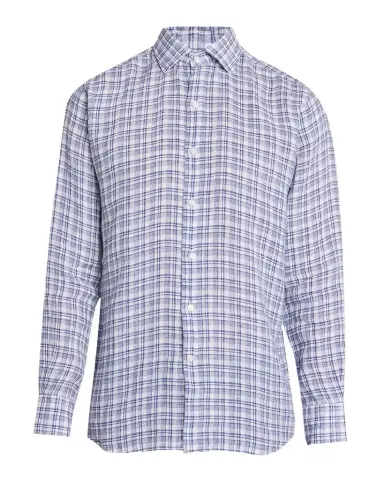Peter Millar Men's Sandbar Linen Sport Shirt | Thumbnail 1