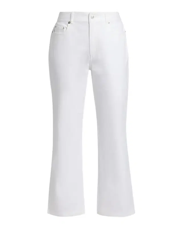 Stevie Lace Cropped Flare Jeans