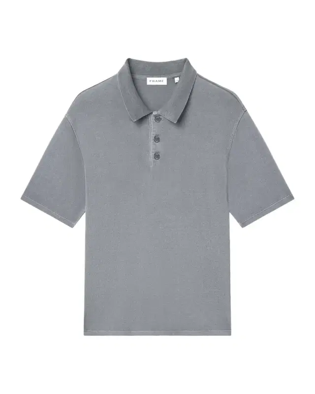 Men 's Washed-Finish Cotton Polo Shirt