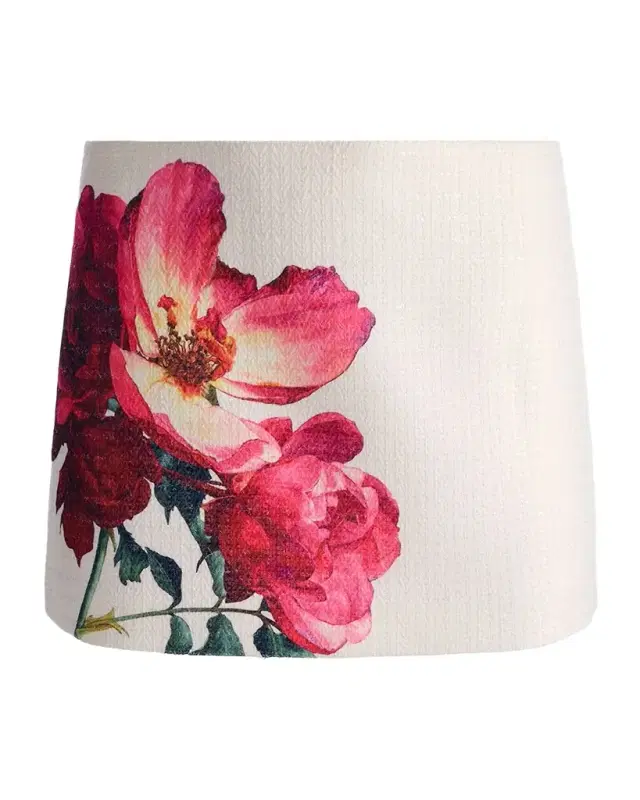 Rubi Floral Tweed Micro Mini Skirt
