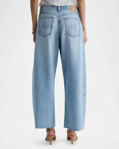 AG Jeans Hattie Cropped Comfort Stretch Barrel Jeans | Thumbnail 3 AG Jeans Hattie Cropped Comfort Stretch Barrel Jeans | Thumbnail 3