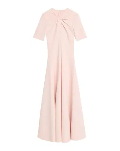 Prabal Gurung Twist-Neck Keyhole A-Line Midi Dress | Thumbnail 1 Prabal Gurung Twist-Neck Keyhole A-Line Midi Dress | Thumbnail 1