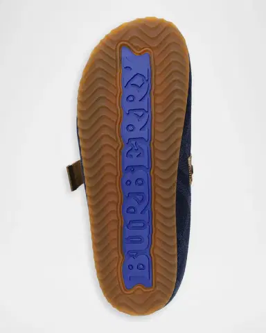 Burberry Check Denim Urchin Clogs | Thumbnail 6