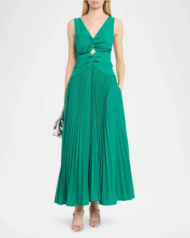 SIMKHAI Vivianne Cotton Midi Dress | Thumbnail 2