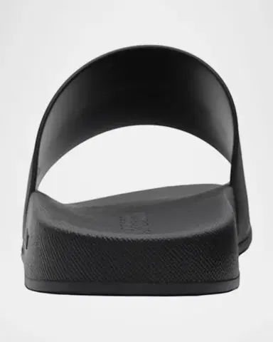 Burberry Men's Logo Contoured-Insole Slide Sandals | Thumbnail 3 Burberry Men's Logo Contoured-Insole Slide Sandals | Thumbnail 3