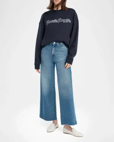 Favorite Daughter The Varsity Embroidered Sweatshirt | Thumbnail 2