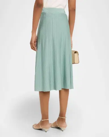 Misook Lightweight A-Line Ribbed Knit Midi Skirt | Thumbnail 2 Misook Lightweight A-Line Ribbed Knit Midi Skirt | Thumbnail 2