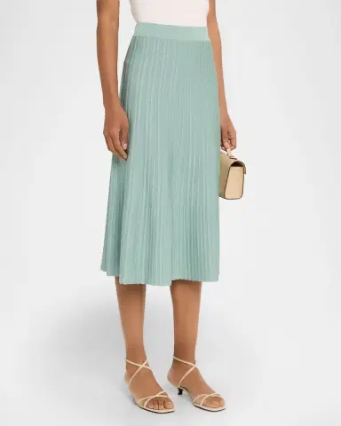 Misook Lightweight A-Line Ribbed Knit Midi Skirt | Thumbnail 3 Misook Lightweight A-Line Ribbed Knit Midi Skirt | Thumbnail 3