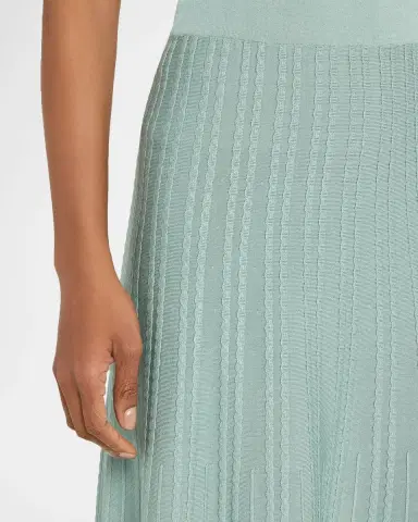 Misook Lightweight A-Line Ribbed Knit Midi Skirt | Thumbnail 4 Misook Lightweight A-Line Ribbed Knit Midi Skirt | Thumbnail 4