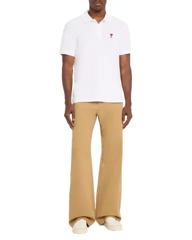 AMI PARIS Men's Ami de Coeur Cotton Polo Shirt | Thumbnail 1