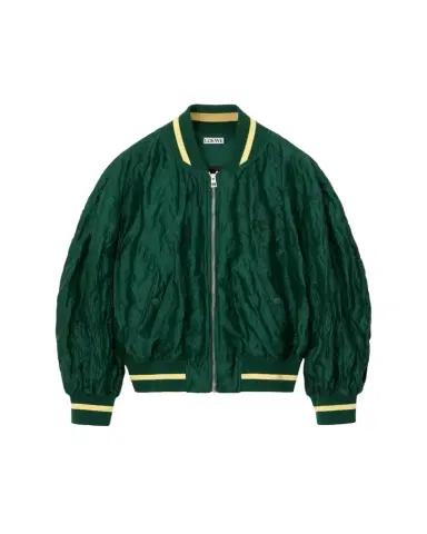 Loewe Satin Oversized Bomber Jacket | Thumbnail 1 Loewe Satin Oversized Bomber Jacket | Thumbnail 1