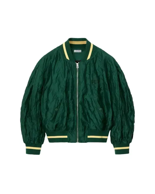 Satin Oversized Bomber Jacket