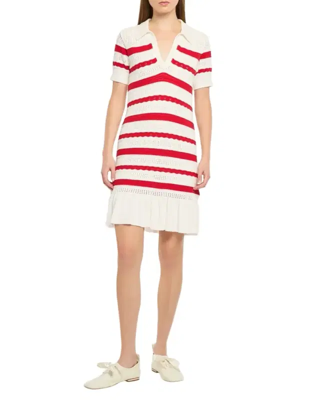 Clementine Knit Polo Dress