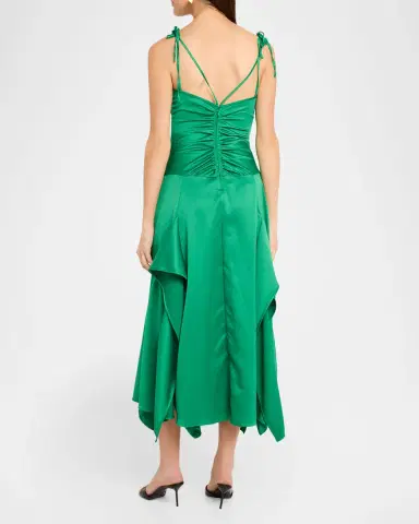 Aknvas Morgan Satin Gown | Thumbnail 3 Aknvas Morgan Satin Gown | Thumbnail 3