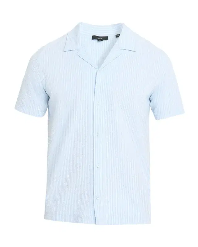 Vince Men 's Seersucker Stripe Short-Sleeve Shirt