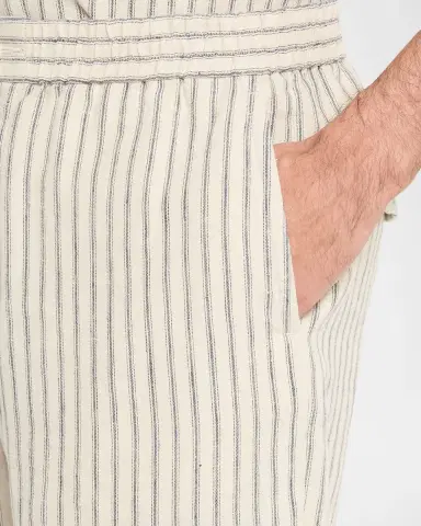 Vince Men's Ballstone Stripe Hemp Shorts | Thumbnail 5 Vince Men's Ballstone Stripe Hemp Shorts | Thumbnail 5