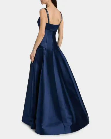 THEIA Alba Beaded Mikado Sweetheart Gown | Thumbnail 3 THEIA Alba Beaded Mikado Sweetheart Gown | Thumbnail 3
