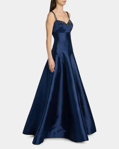 THEIA Alba Beaded Mikado Sweetheart Gown | Thumbnail 7 THEIA Alba Beaded Mikado Sweetheart Gown | Thumbnail 7