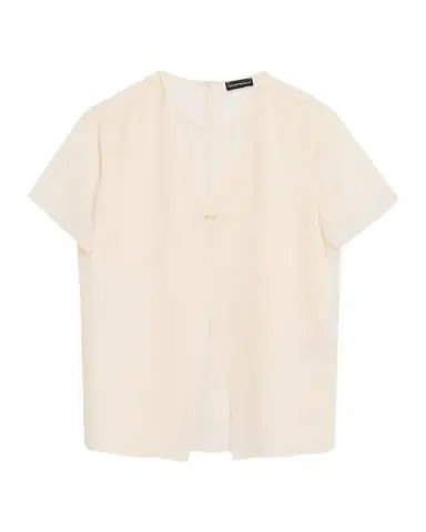 Emporio Armani Layered Sheer Georgette Top | Thumbnail 1 Emporio Armani Layered Sheer Georgette Top | Thumbnail 1