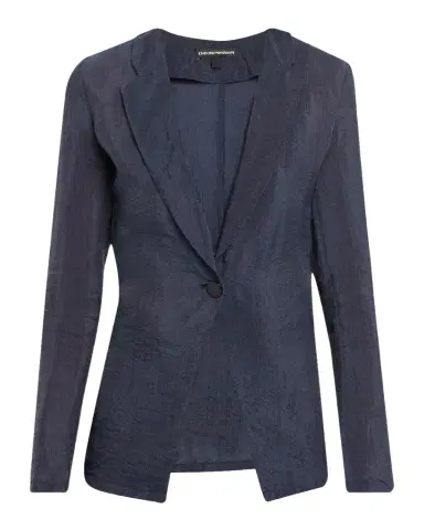 Emporio Armani Single-Button Technical Crepon Shirt Jacket | Thumbnail 1 Emporio Armani Single-Button Technical Crepon Shirt Jacket | Thumbnail 1