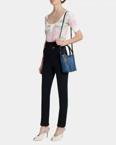 Chloé Stretch Knit High-Waisted Fitted Trousers | Thumbnail 2