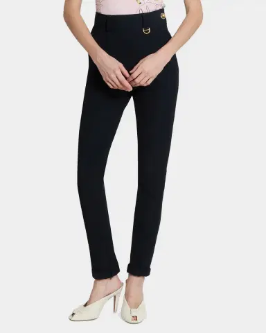 Chloé Stretch Knit High-Waisted Fitted Trousers | Thumbnail 4