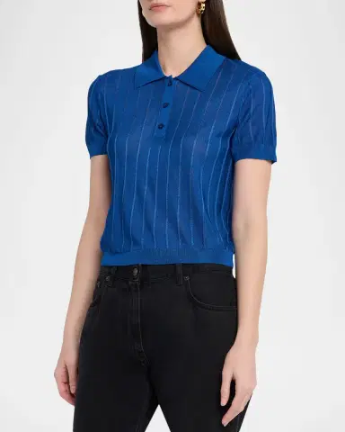 FRAME The Ribbed Polo | Thumbnail 3