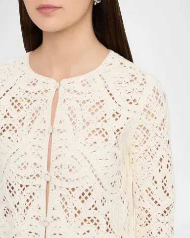 Emporio Armani Open-Stitch Knit Cardigan | Thumbnail 5 Emporio Armani Open-Stitch Knit Cardigan | Thumbnail 5