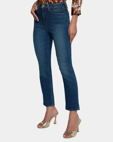 L'Agence Celestia Slim-Straight Cropped Jeans | Thumbnail 3