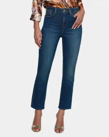 L'Agence Celestia Slim-Straight Cropped Jeans | Thumbnail 4