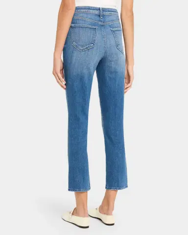 L'Agence Celestia Slim-Straight Cropped Jeans | Thumbnail 6