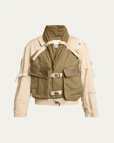 Isabel Marant Julissa Mixed-Media Cargo Jacket | Thumbnail 5 Isabel Marant Julissa Mixed-Media Cargo Jacket | Thumbnail 5
