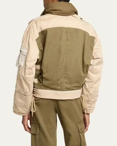 Isabel Marant Julissa Mixed-Media Cargo Jacket | Thumbnail 7 Isabel Marant Julissa Mixed-Media Cargo Jacket | Thumbnail 7