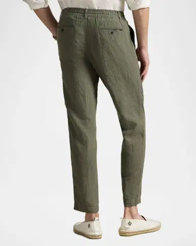 Polo Ralph Lauren Men's Linen Drawstring Pants | Thumbnail 3 Polo Ralph Lauren Men's Linen Drawstring Pants | Thumbnail 3