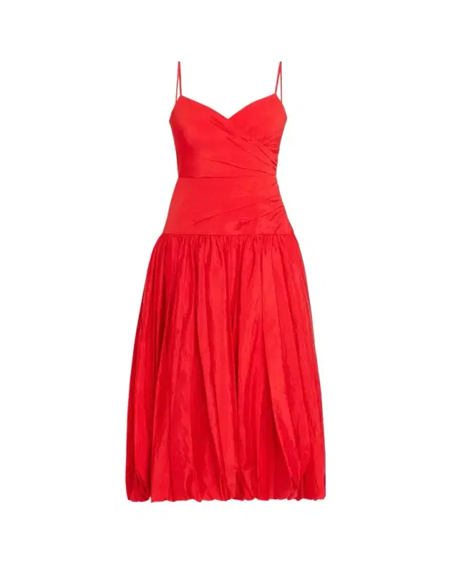 Fia Drop-Waist Bubble Midi Dress