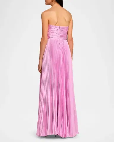 As It May Ella Strapless Pleated A-Line Gown | Thumbnail 3 As It May Ella Strapless Pleated A-Line Gown | Thumbnail 3