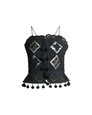 Isabel Marant Nelssy Broderie Anglaise Sleeveless Top | Thumbnail 1
