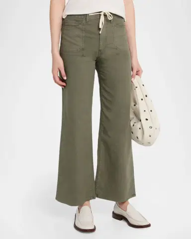 PAIGE Ari Wide-Leg Drawstring Utility Jeans | Thumbnail 4 PAIGE Ari Wide-Leg Drawstring Utility Jeans | Thumbnail 4