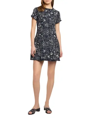 Cinq à Sept Nova Garden Doodle Mini Dress | Thumbnail 1 Cinq à Sept Nova Garden Doodle Mini Dress | Thumbnail 1