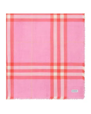 Burberry Reversible Check Wool Silk Scarf | Thumbnail 1 Burberry Reversible Check Wool Silk Scarf | Thumbnail 1
